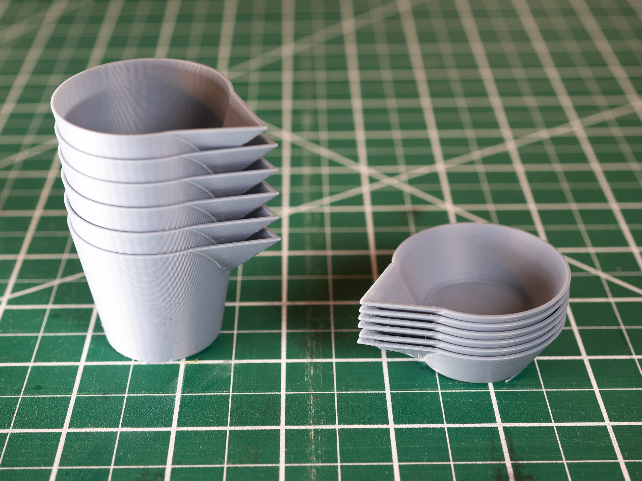 Stackable Paint Mix Cup 3D model thumbnail