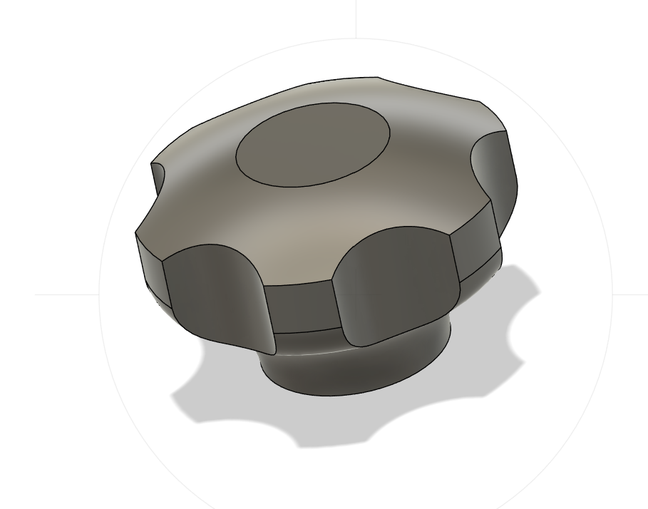 Star Head Clamping Nuts Knob m8 — thumbnail 3