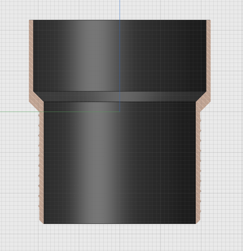 4-inch  PVC drain pipe to flexible hose adapter — thumbnail 2
