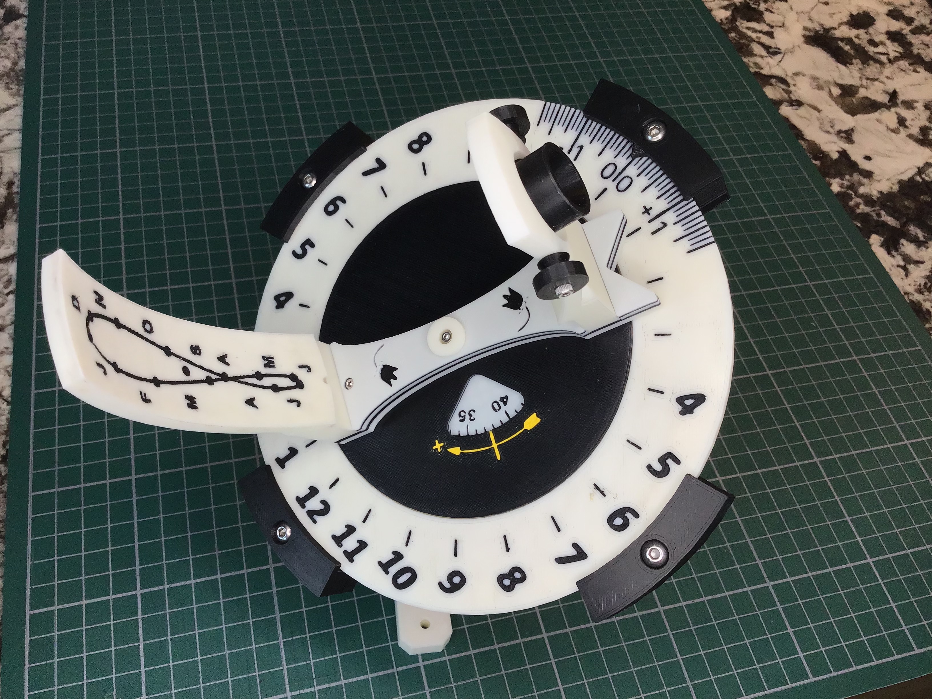 Planetary Geared Sundial &amp; Clock Hybrid - with Reading Accuracy ...