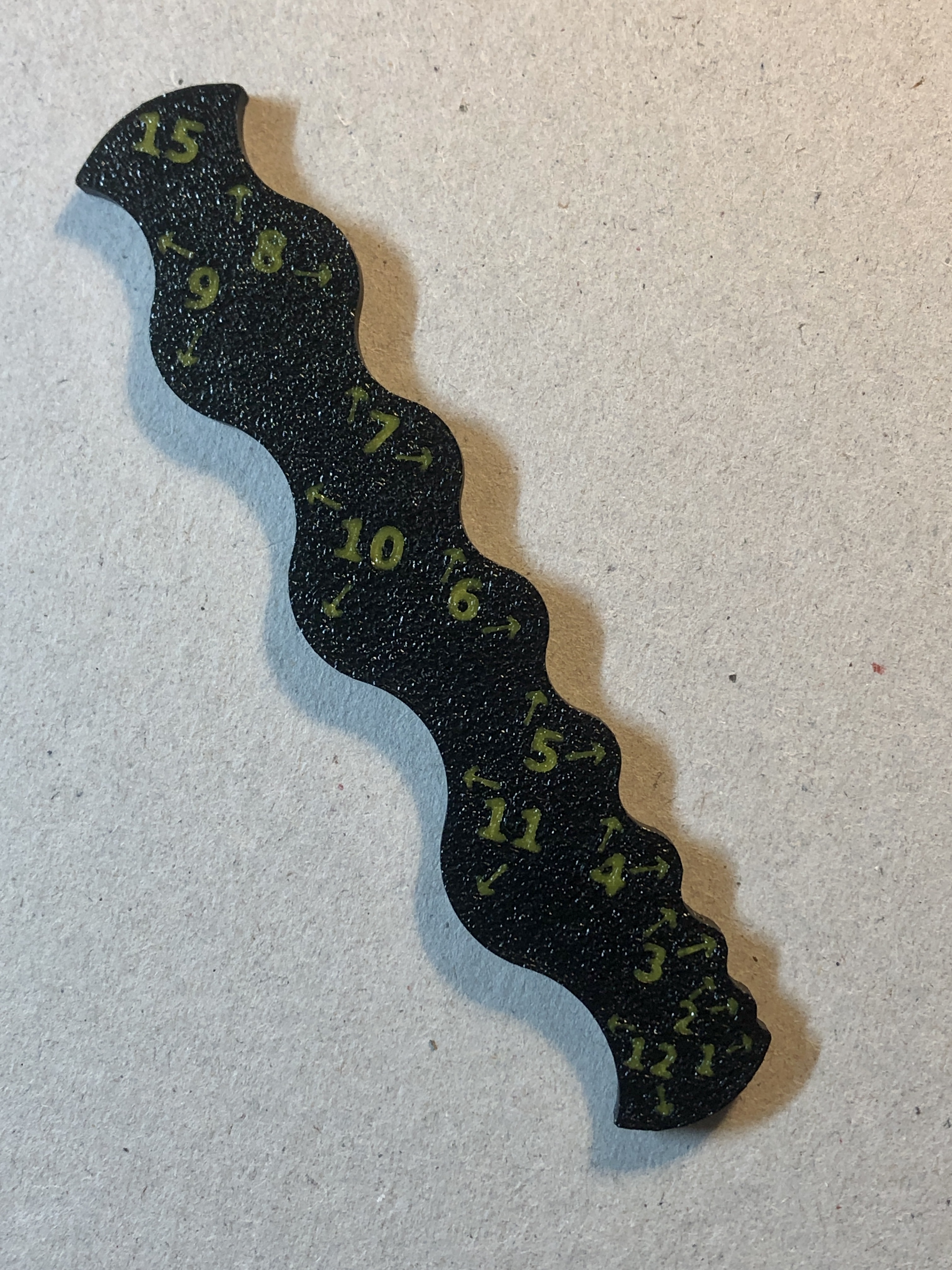 Simple Radius Gauge - Dual Colour