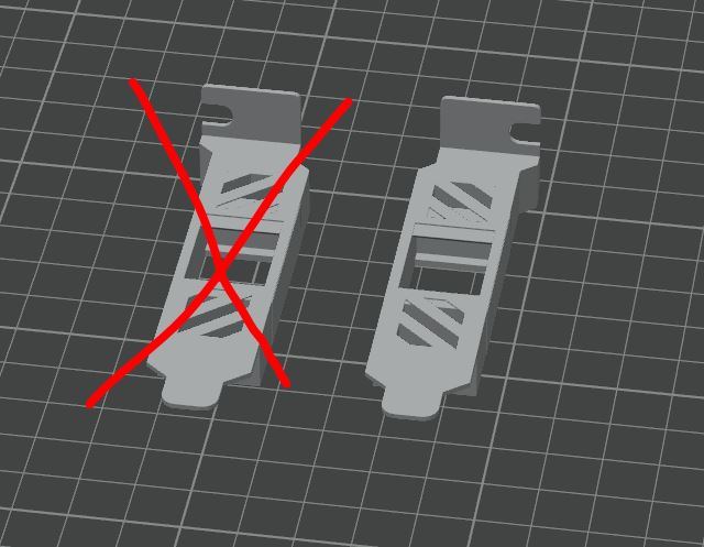 Low Profile PCIE Bracket - Corrected