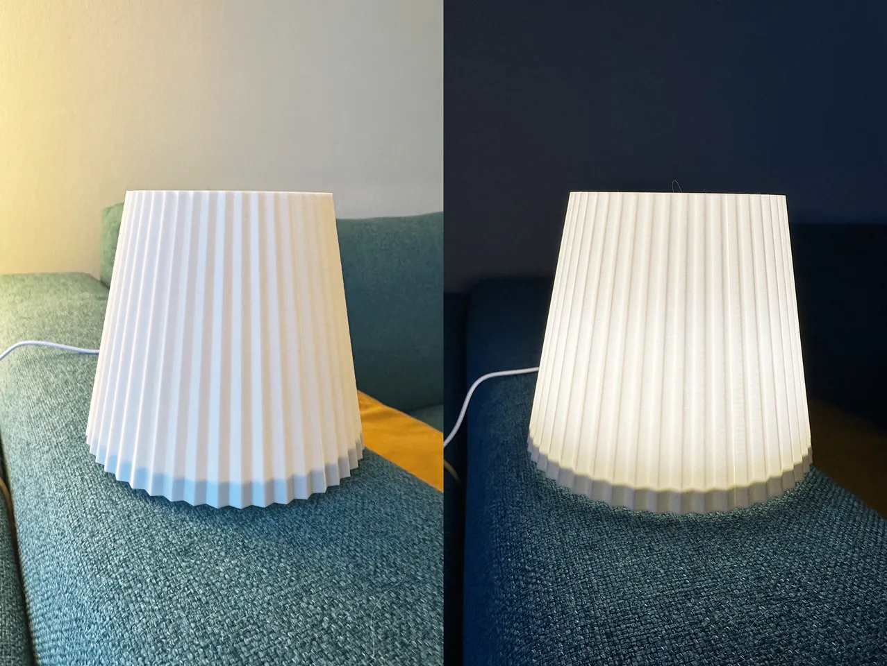 Muffin paper cup lamp (led lamp kit 001) by hellgy | Download free STL ...