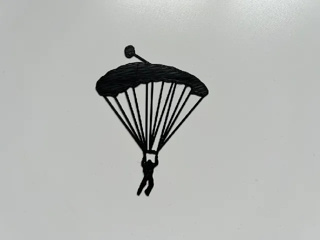 Skydiver Wall Art #1