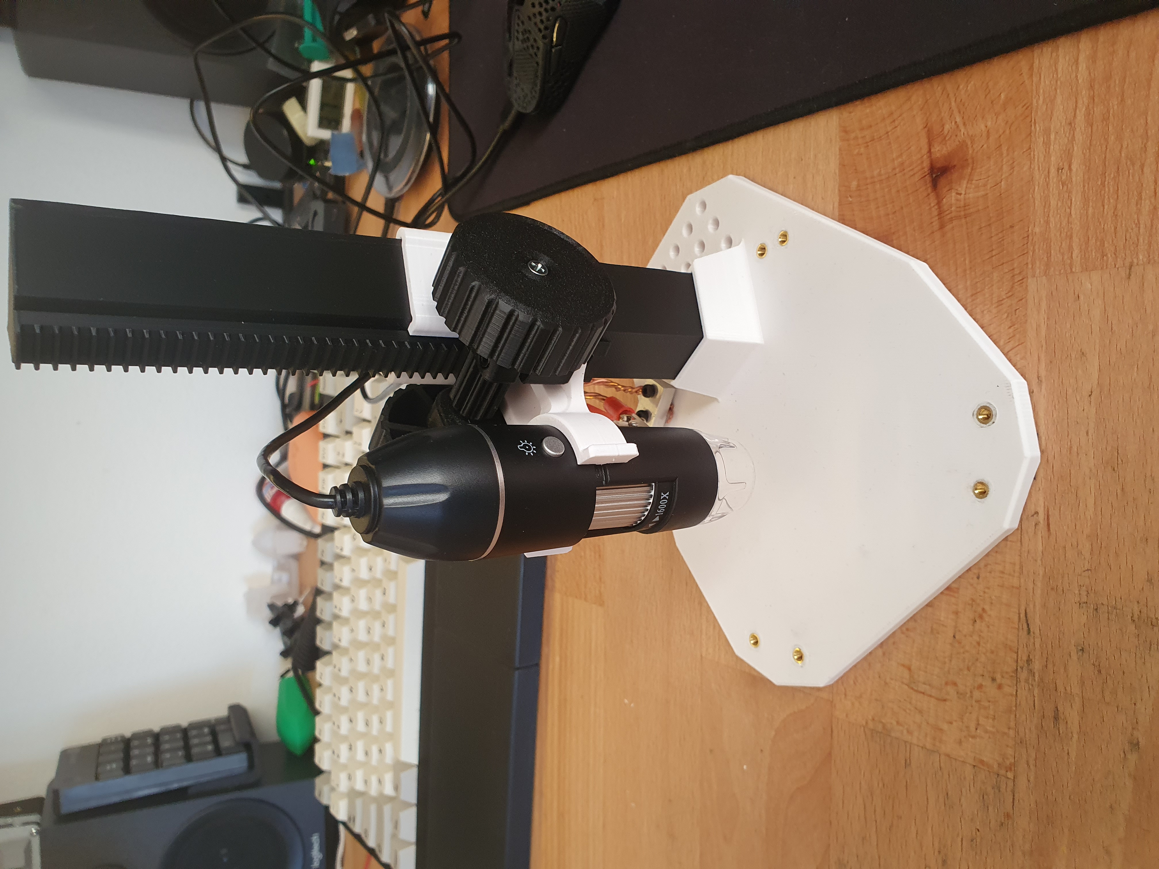 Stand for cheap usb microscope