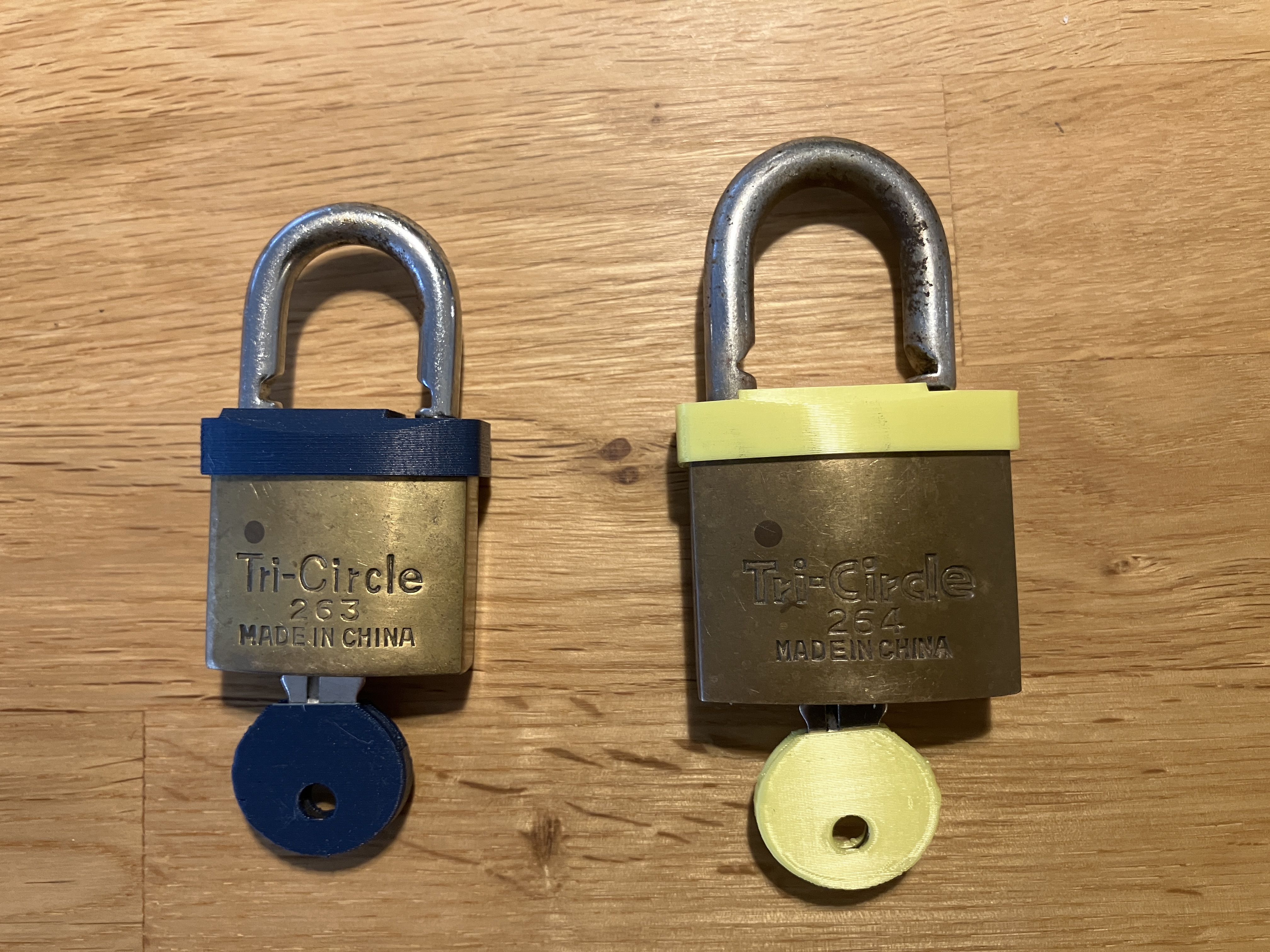 Key and padlock sleeve Three Circles 264