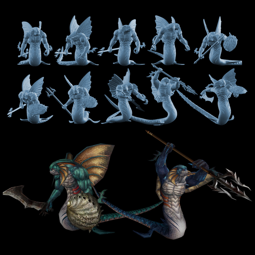 Requiem - Merfolk (male)