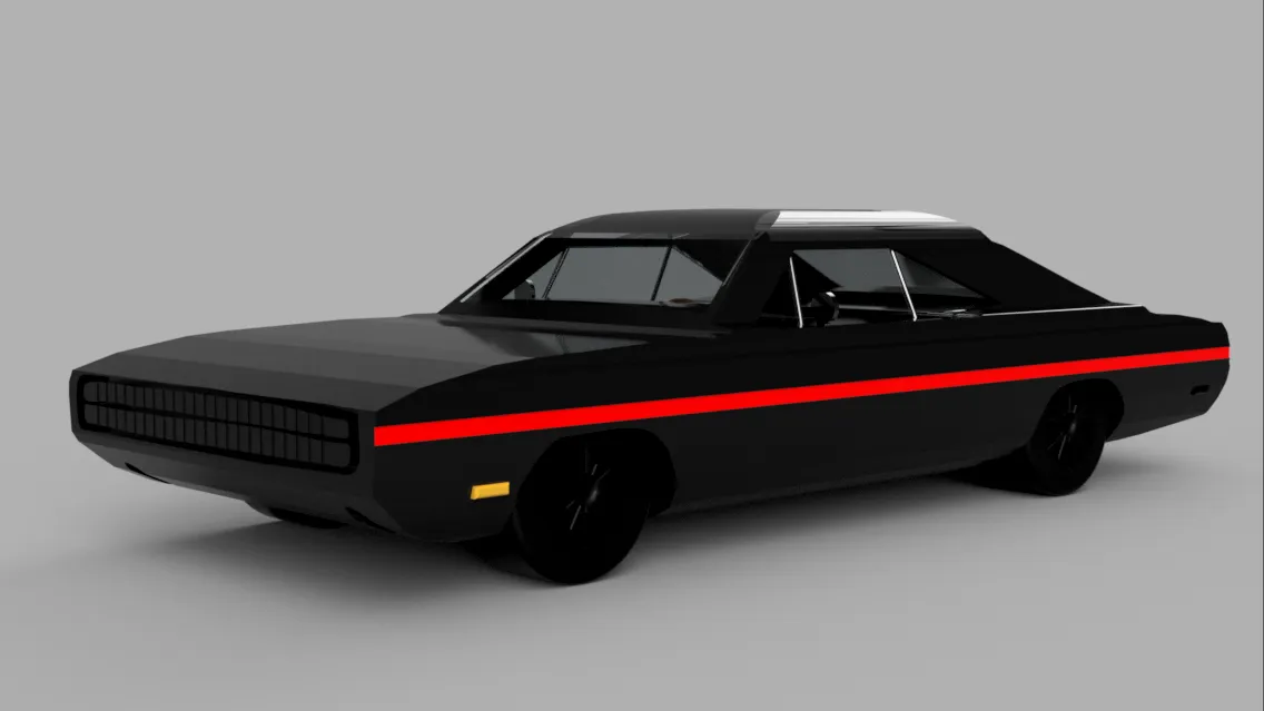 Dodge Charger 1970 by Nikita Frog | Download free STL model