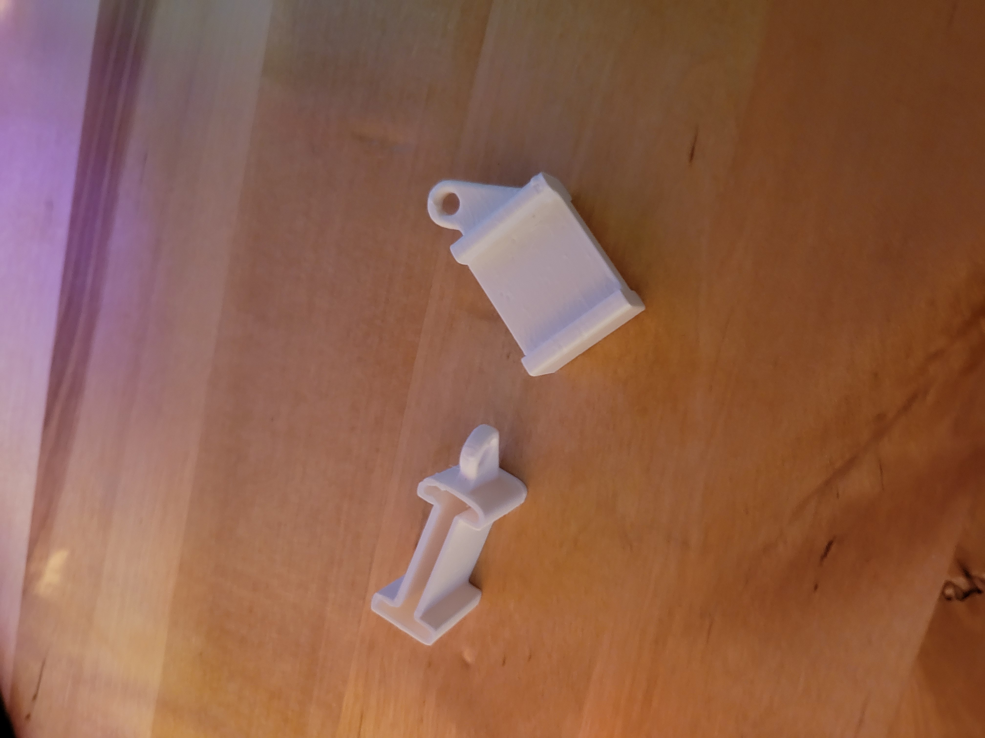 Flexible Curtain Track End Cap with ring