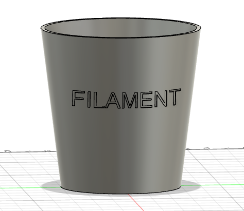 waste filament bin