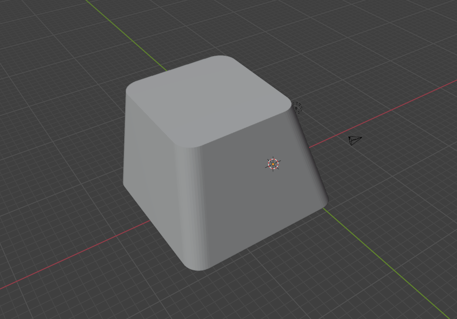 Blank keycap