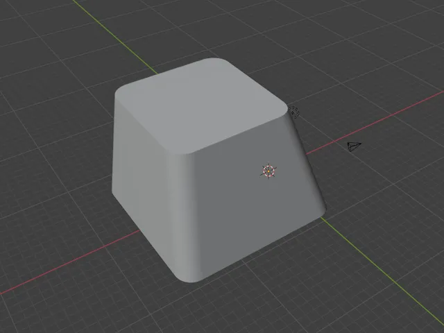 Blank keycap