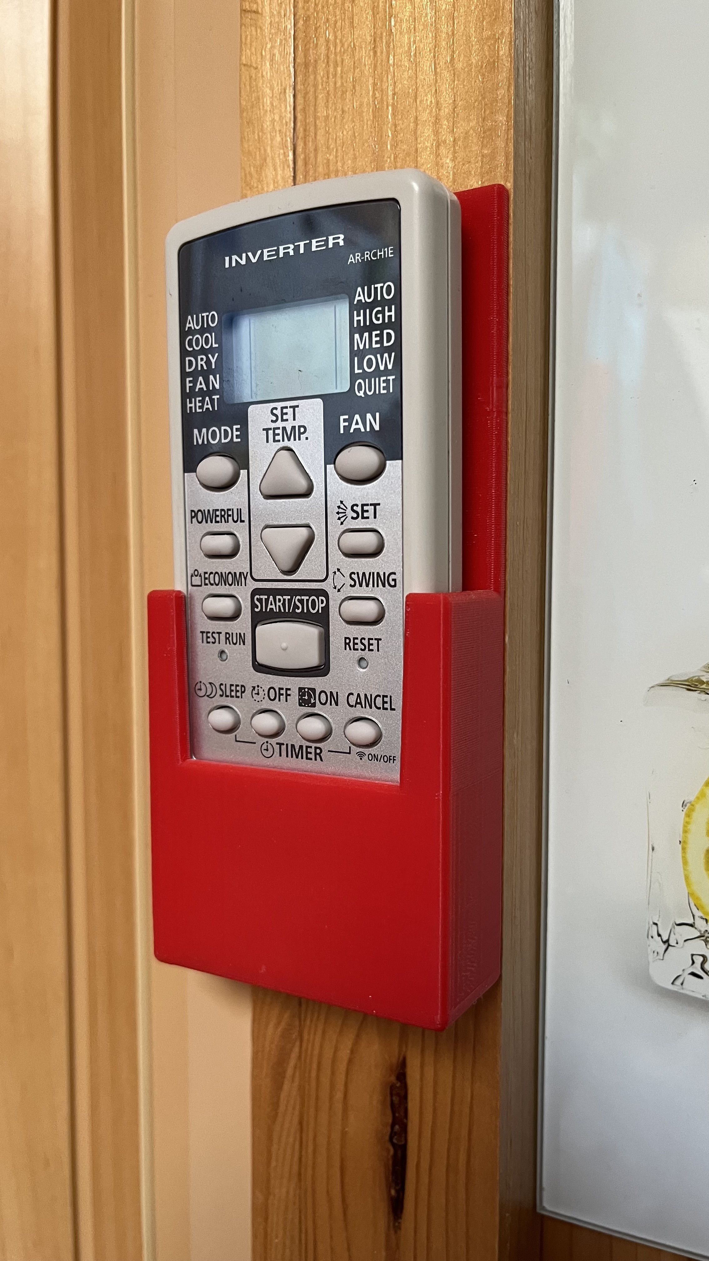 Wall mount for Fujitsu AC remote