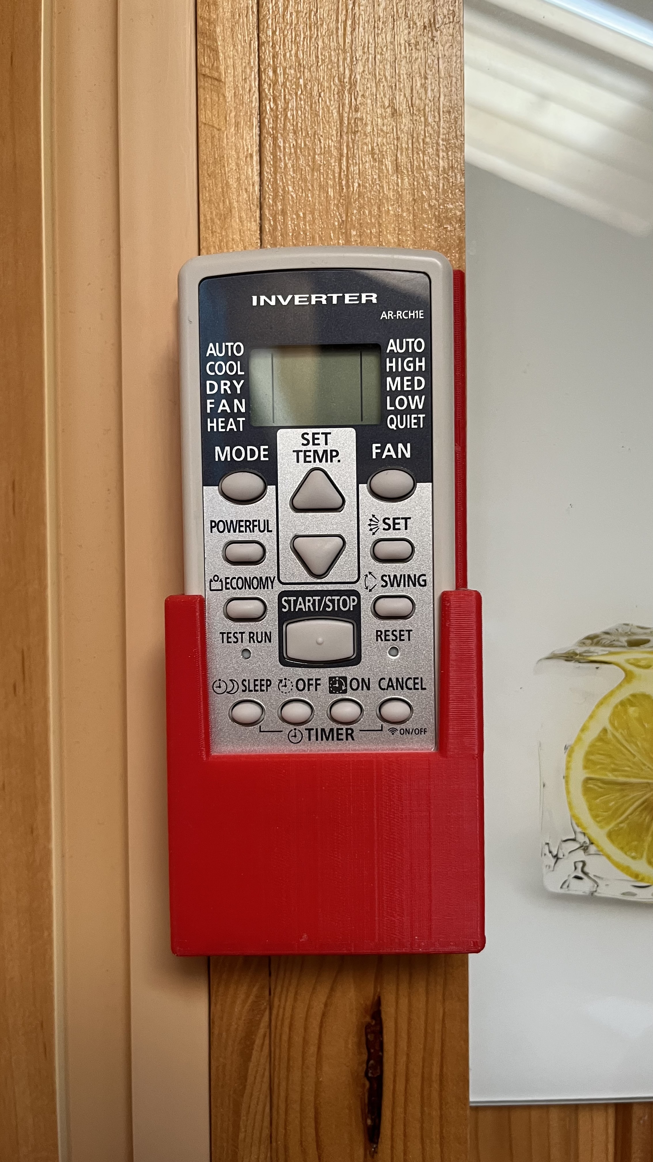 Wall mount for Fujitsu AC remote — miniatura 2