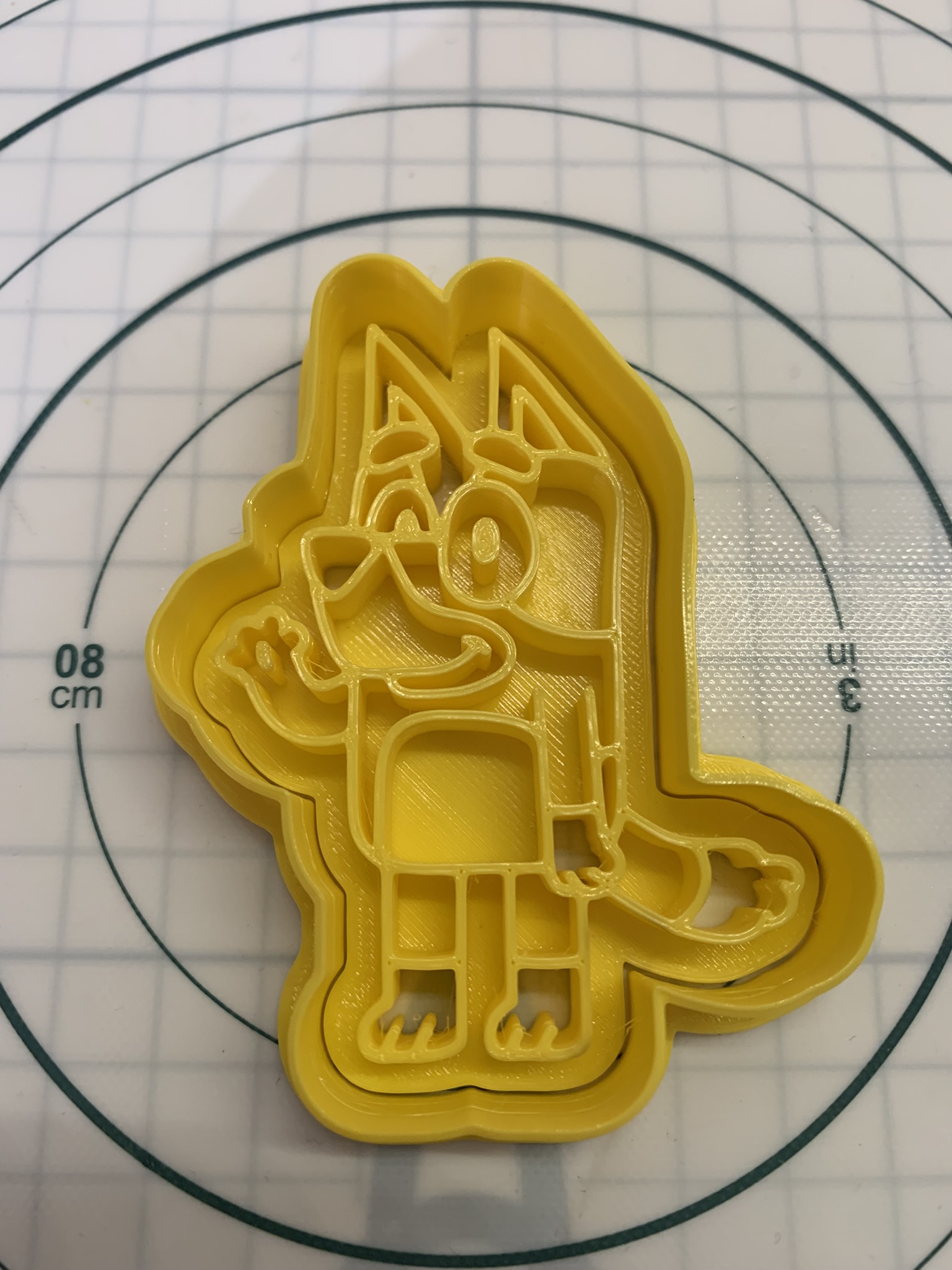 Miniatura 2 do modelo 3D Bluey cookie cutter
