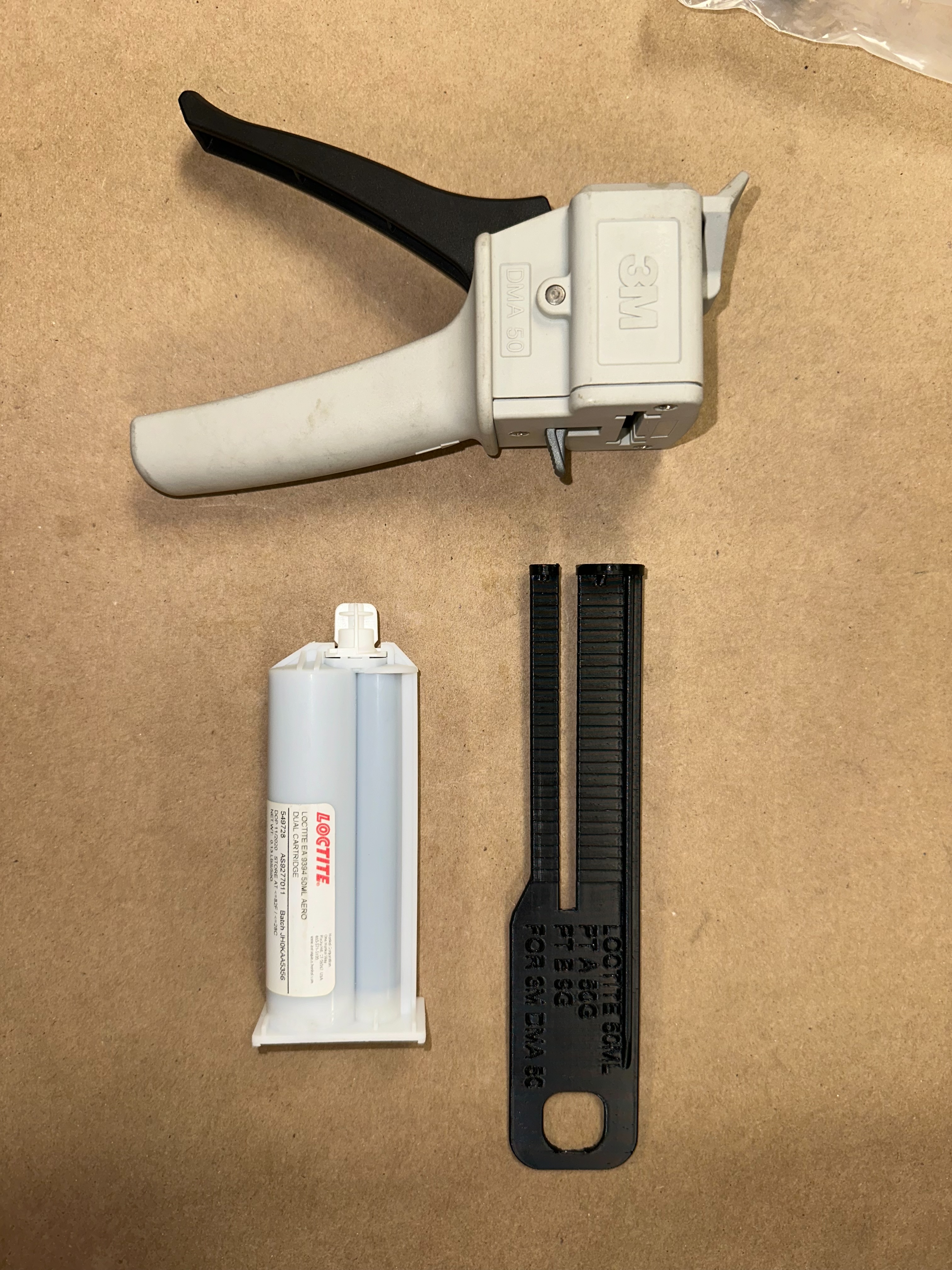 Loctite SEMPAK cartridge plunger for 3M DMA 50 dispenser