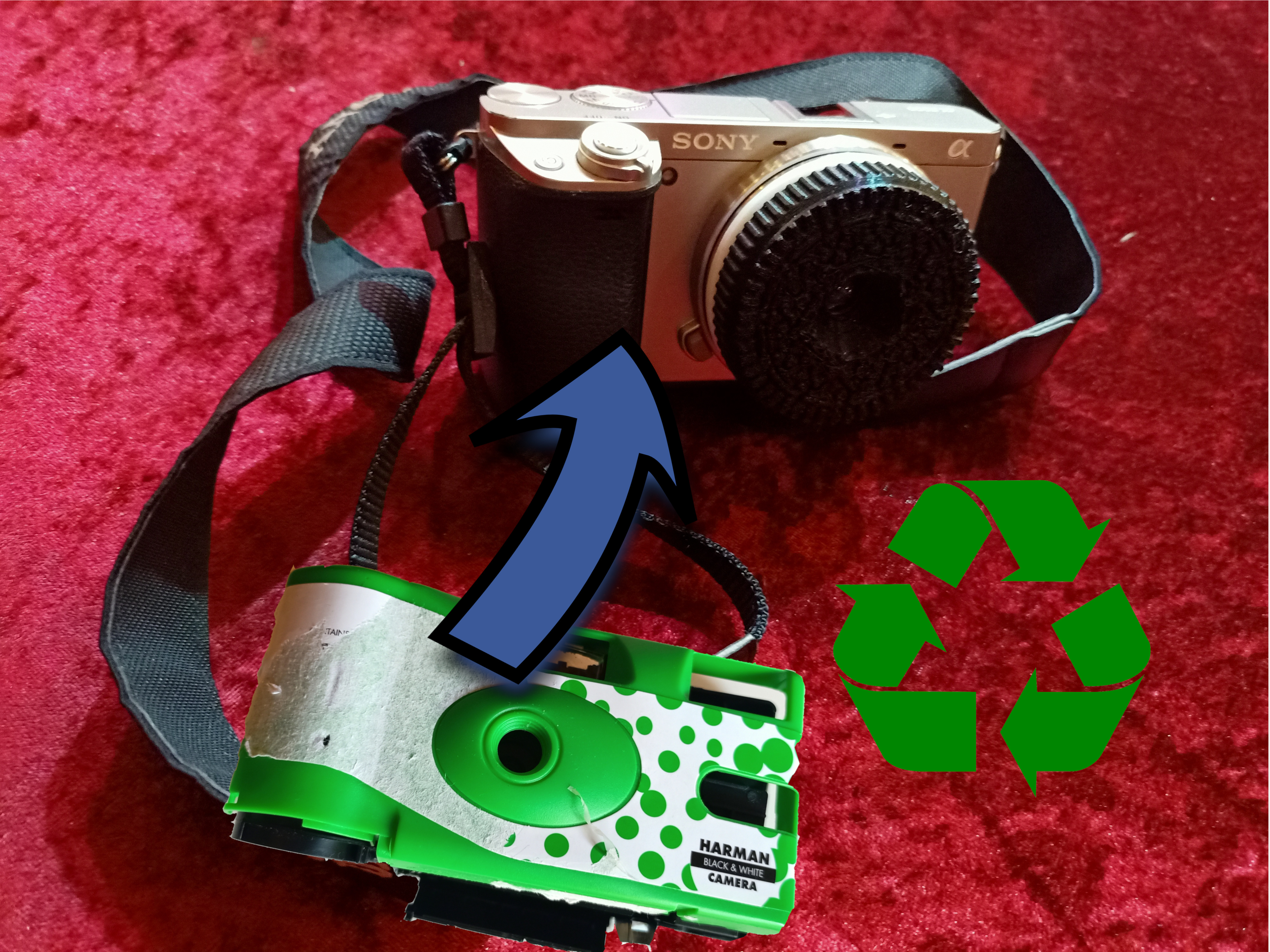 "Oreo Style" Disposable Camera Lens Adapter 3D model thumbnail