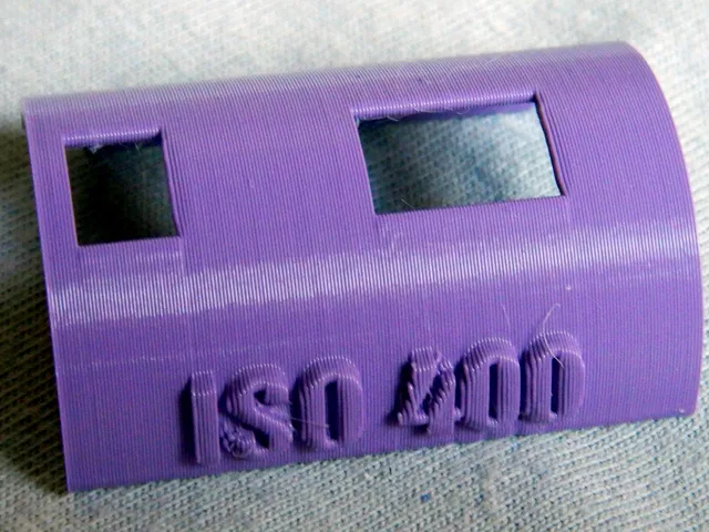 Schablone für DX-Code ISO 400; Template for DX code ISO 400