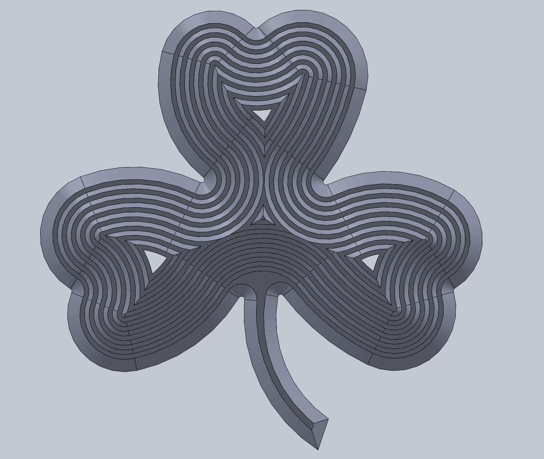 Celtics Clover Print In Place Fidget — thumbnail 4