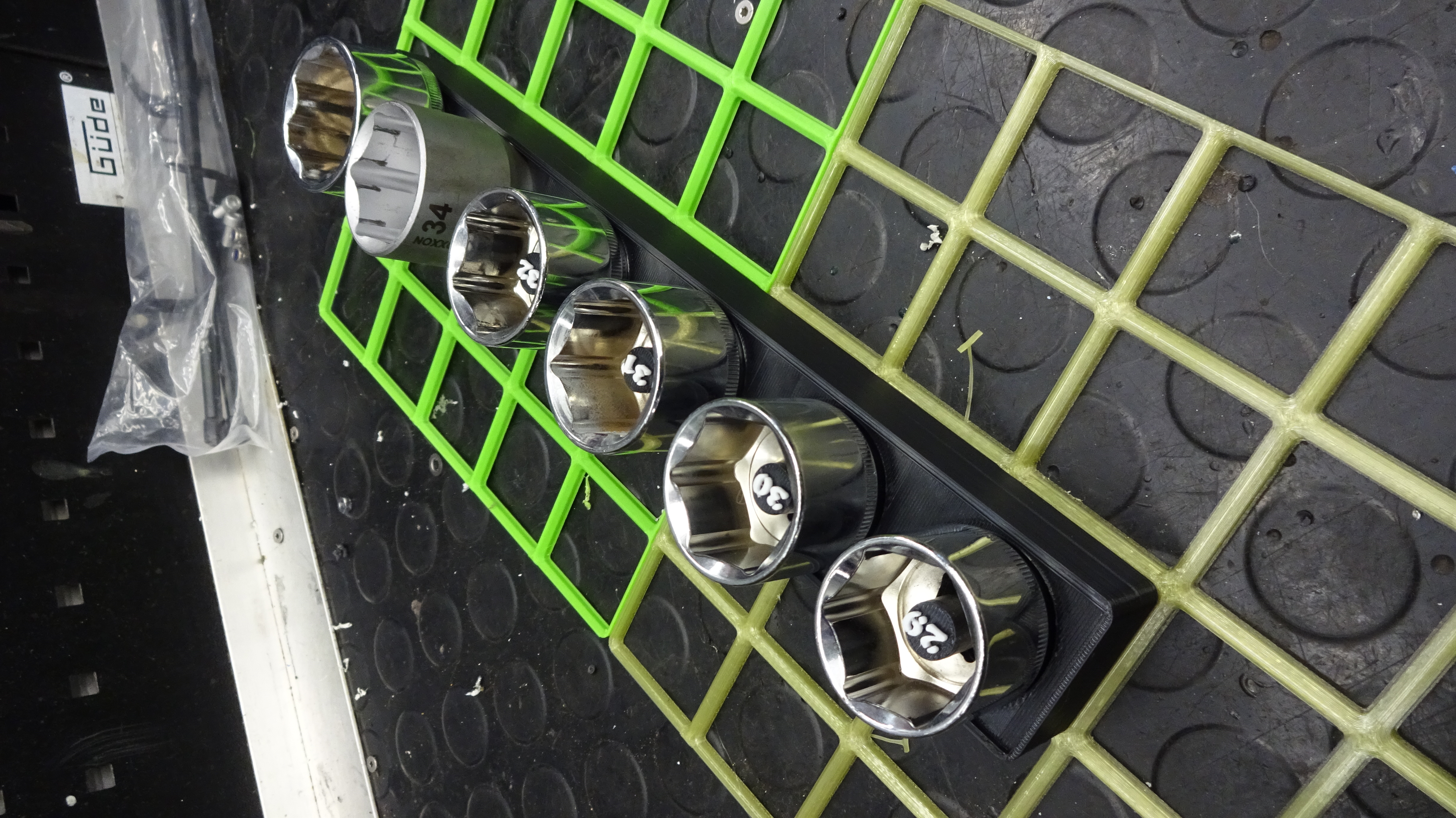 Gridfinity 1/2 socket holder 29-36mm