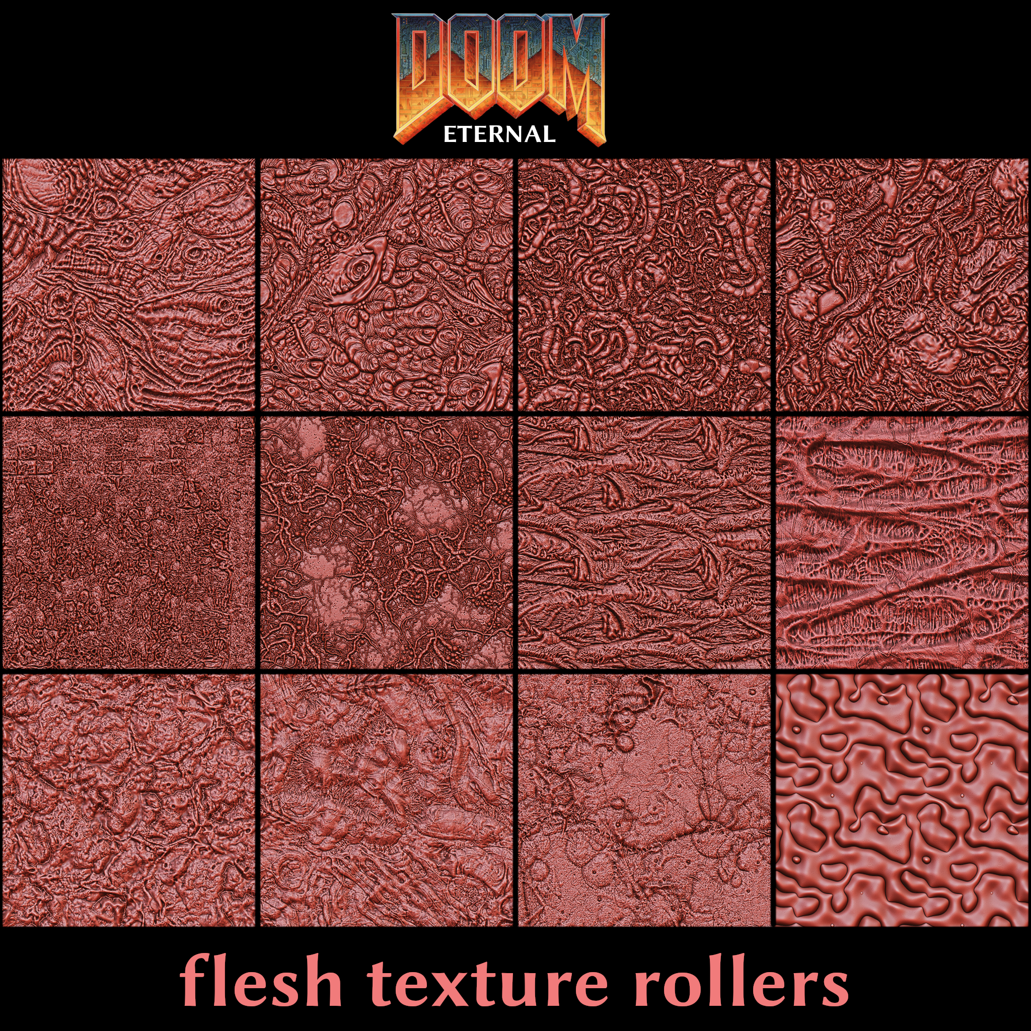 Doom Props - Flesh Texture Rollers — miniatura 2
