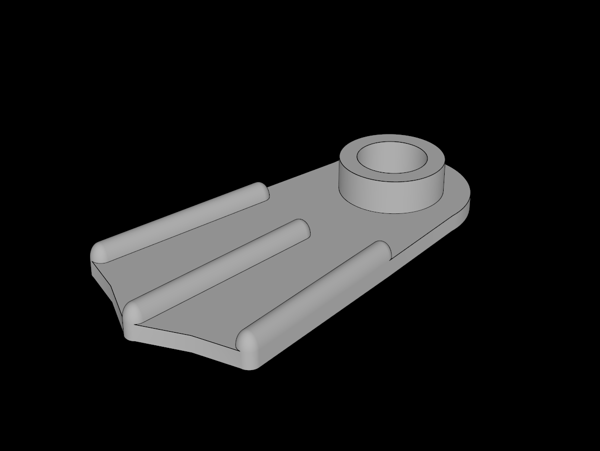 Lego Compatible (2599.dat) Minifig Flipper Thin