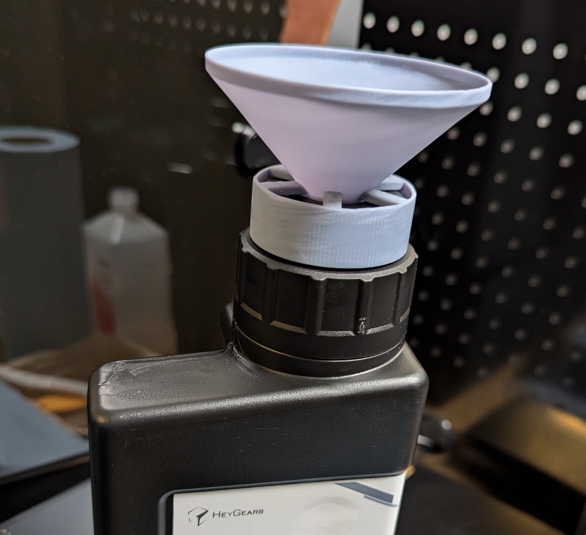 Funnel for HeyGears Resin Bottles