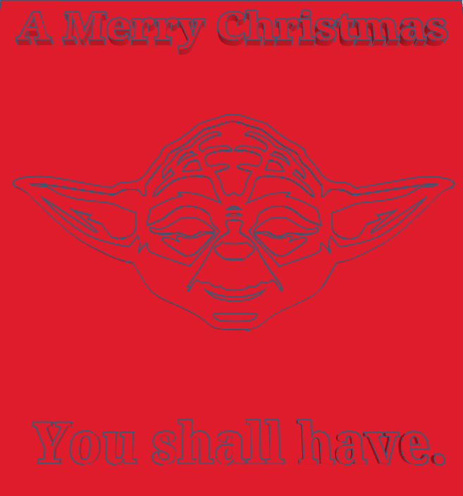 Yoda Christmas decoration