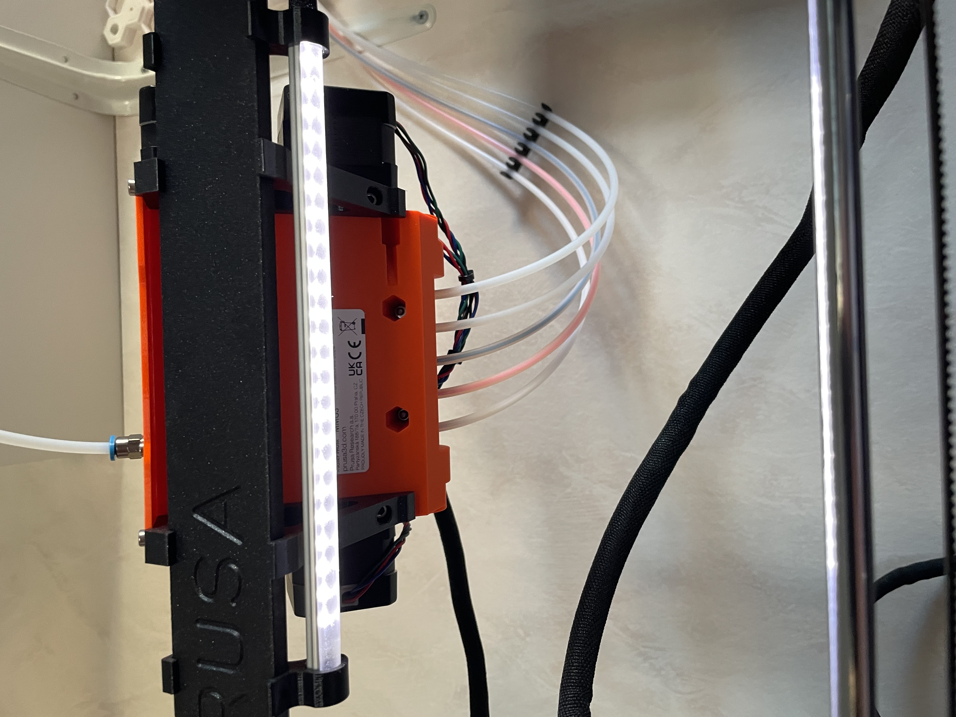 Hera LED stick holder for Prusa MK4