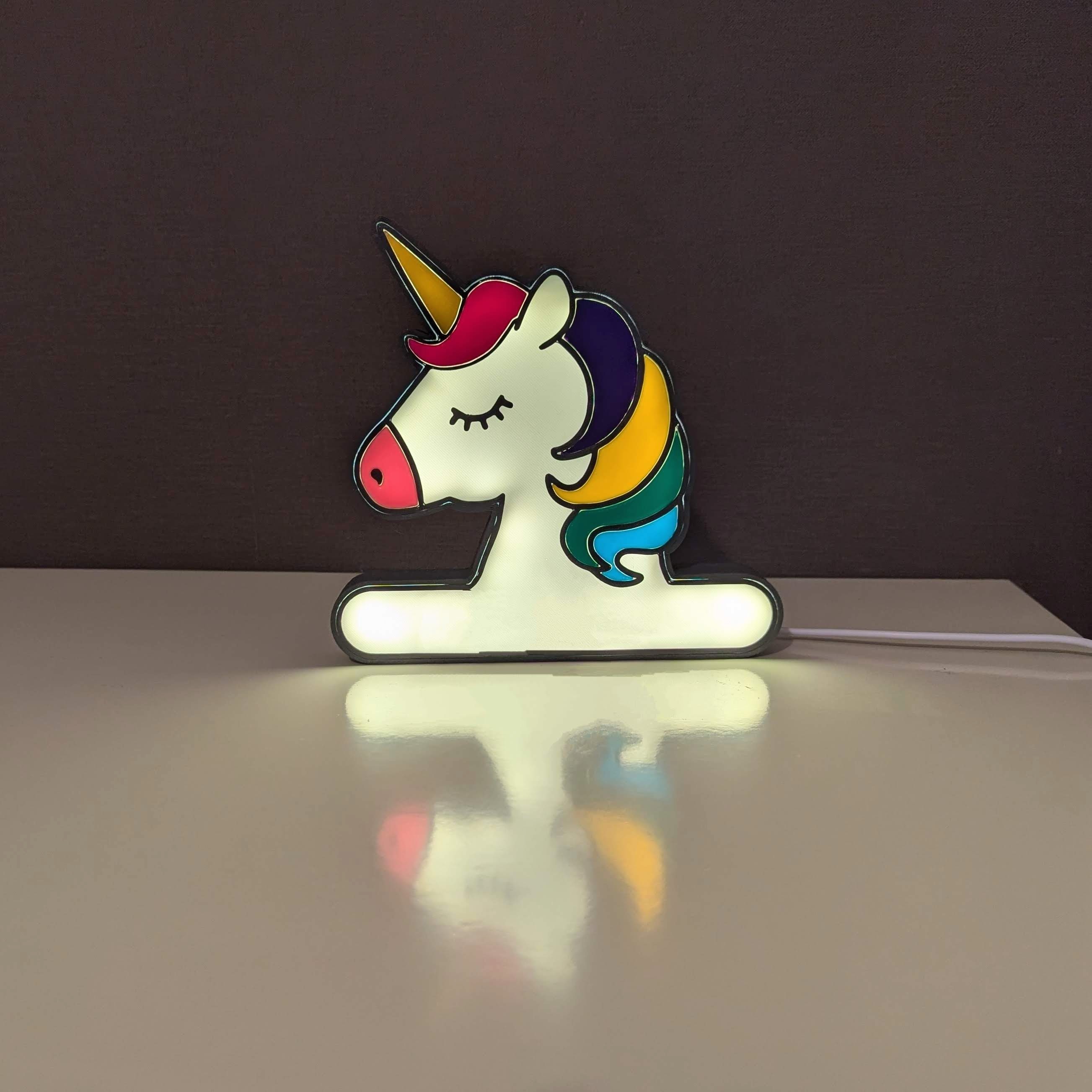 Unicorn Lamp led - Lampe led licorne