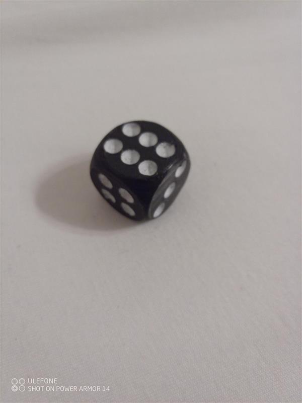 playing dice - hrací kostka