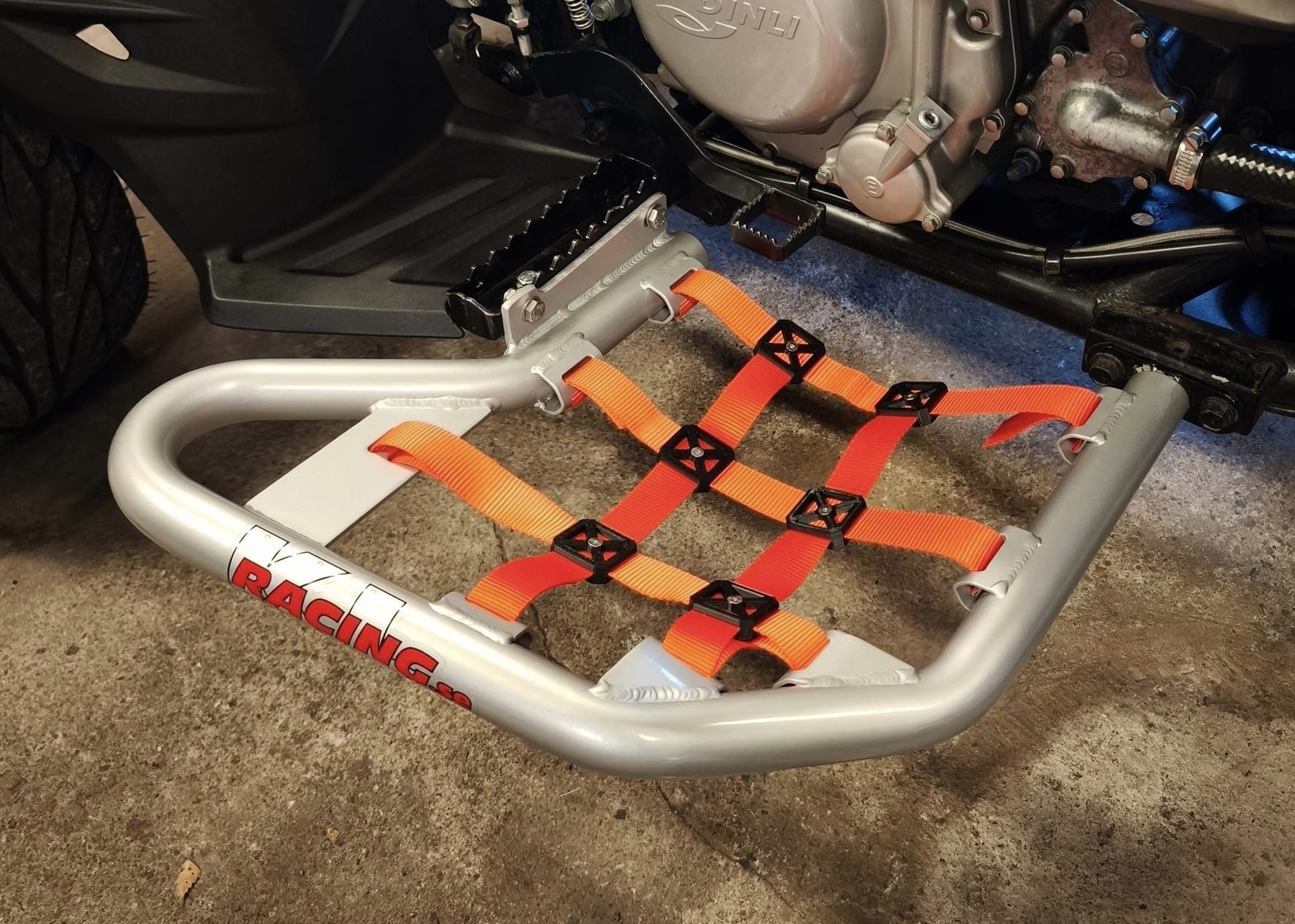 ATV Nerfbar webbing net