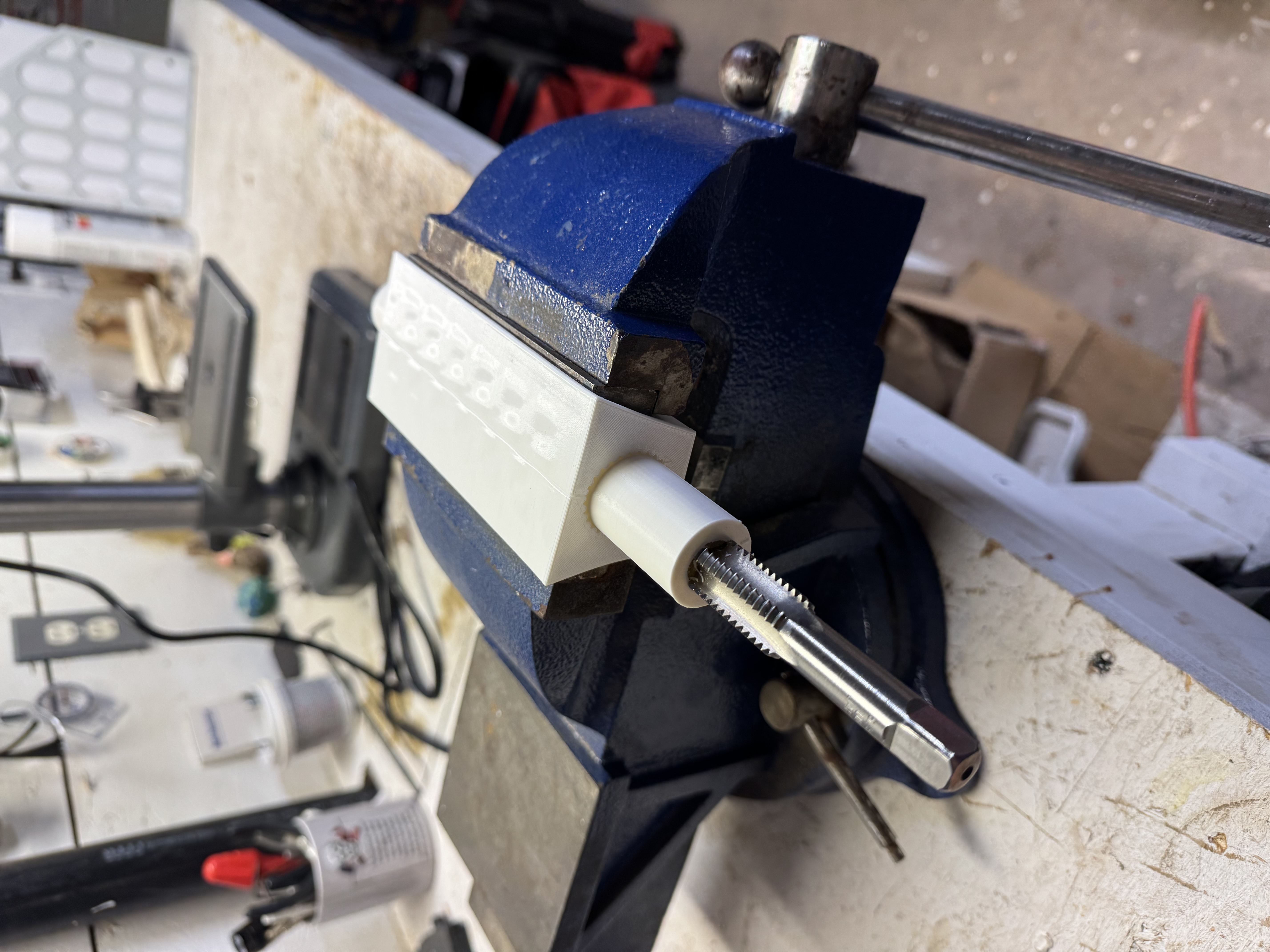 Magnetic Soft Jaws for plastic tube - fits 5" vise