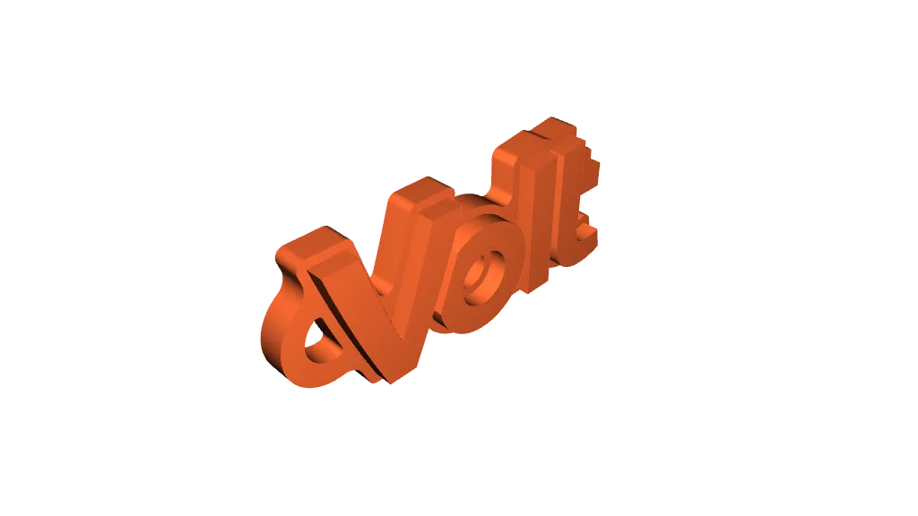VOLT key fob by Marcel_Hae | Download free STL model | Printables.com