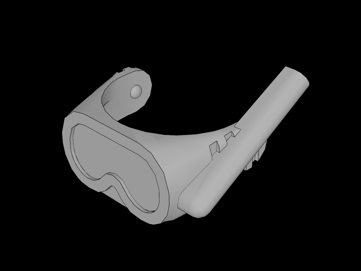 Lego Compatible (30090.dat) Minifig Diver Mask