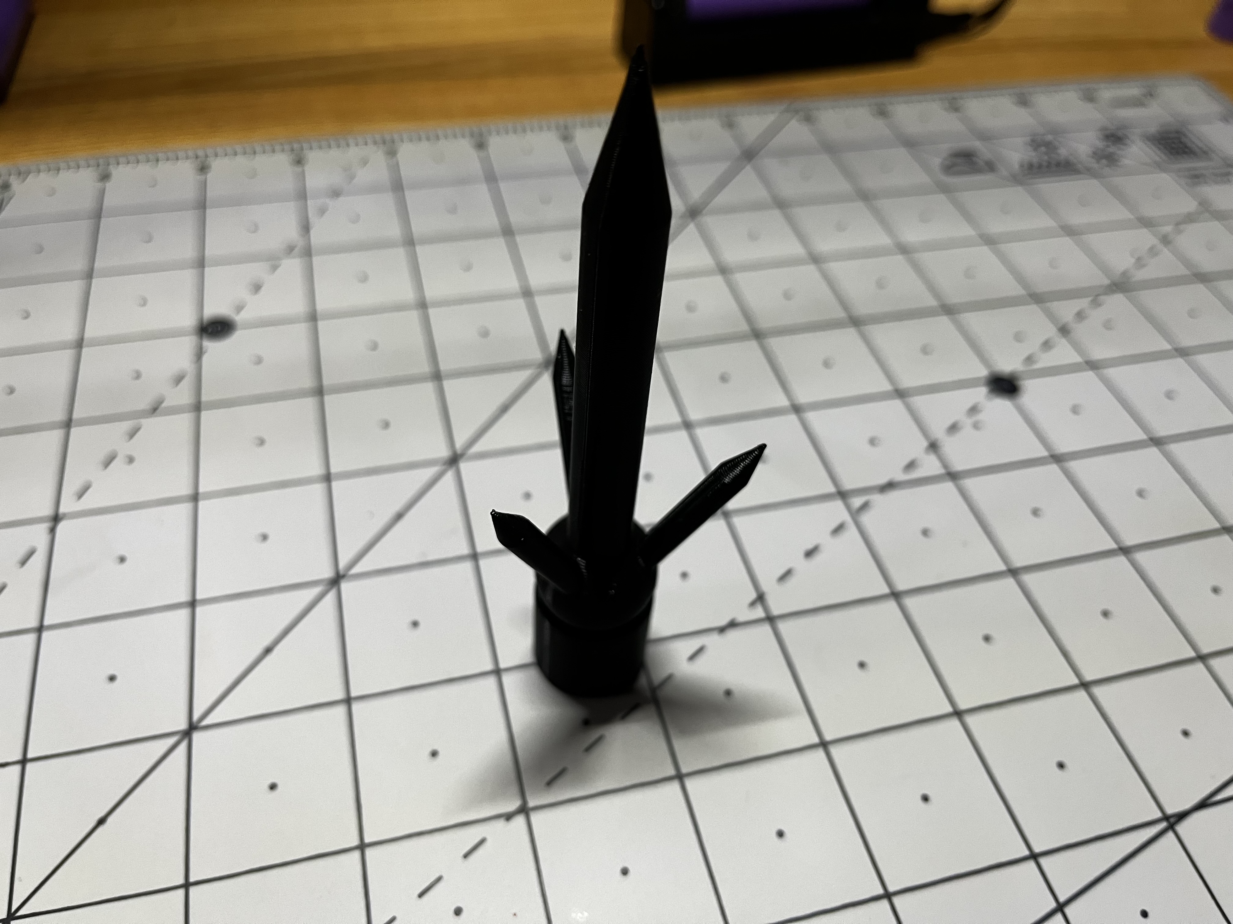 Lightning rods with capture points or Franklin points