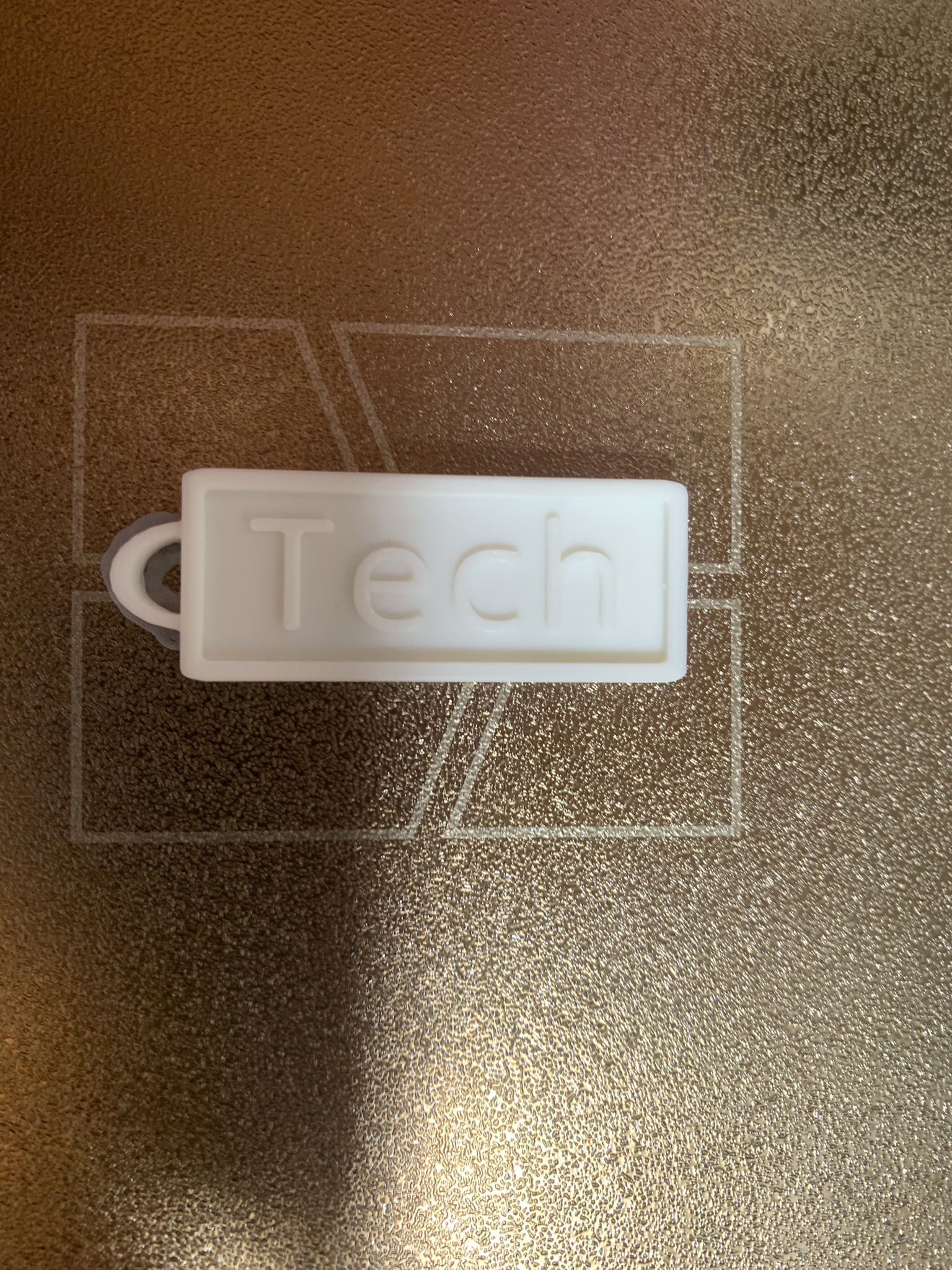 tech schlüssel anhänger