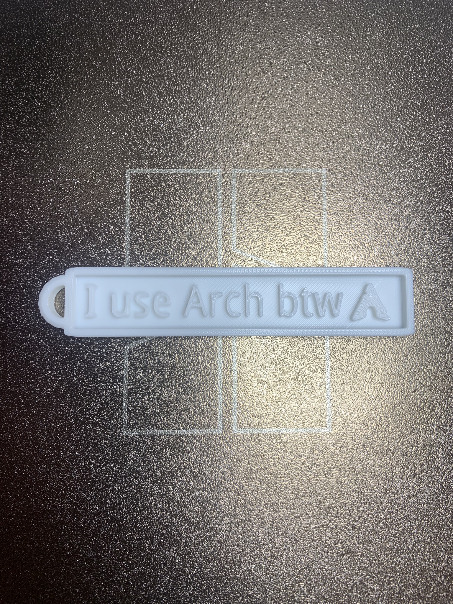 linux arch schlüssel anhänger