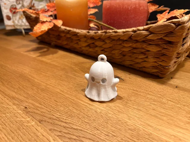 Cute Chibi Ghost | 3D Printable Hanging Ornament