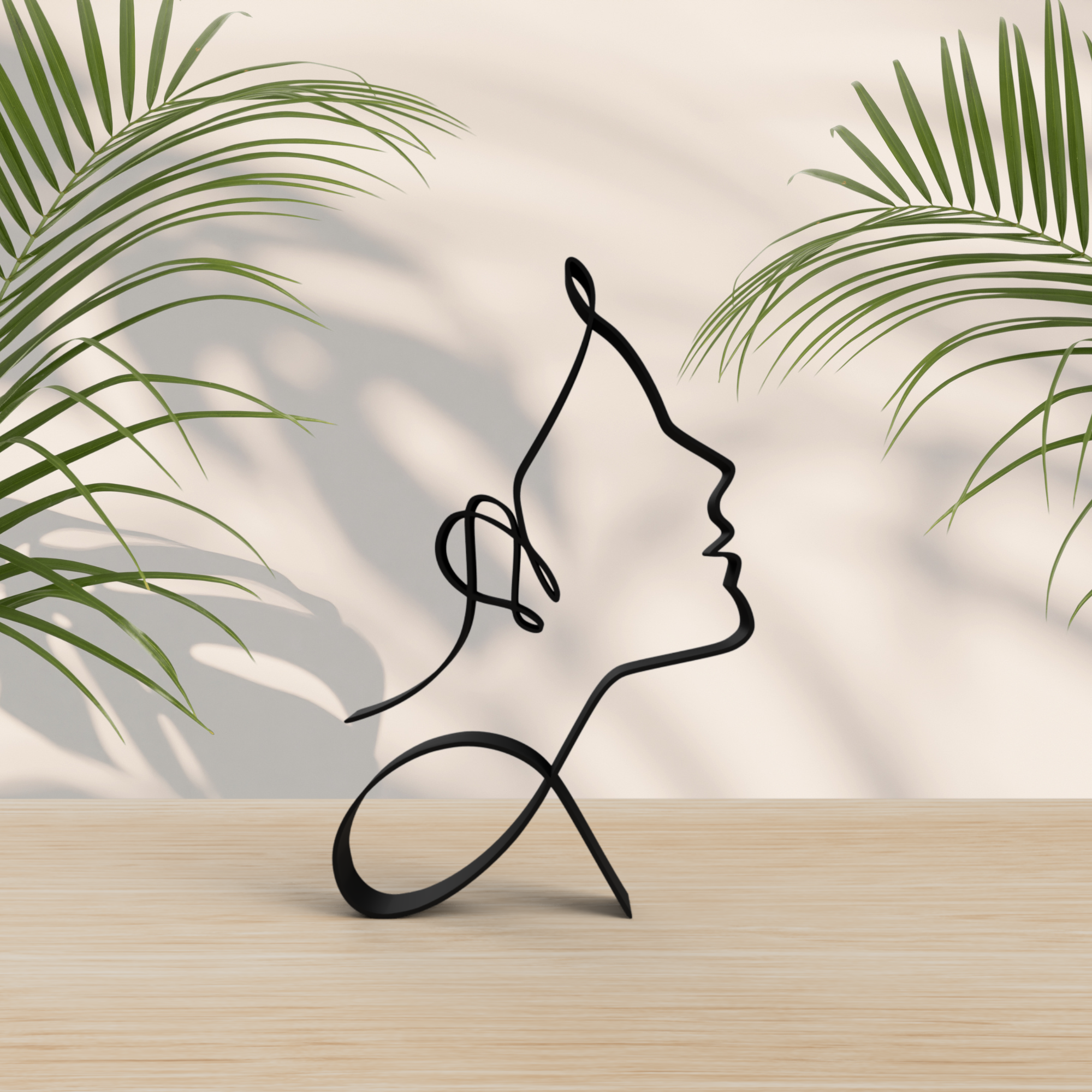 One Line Art Woman