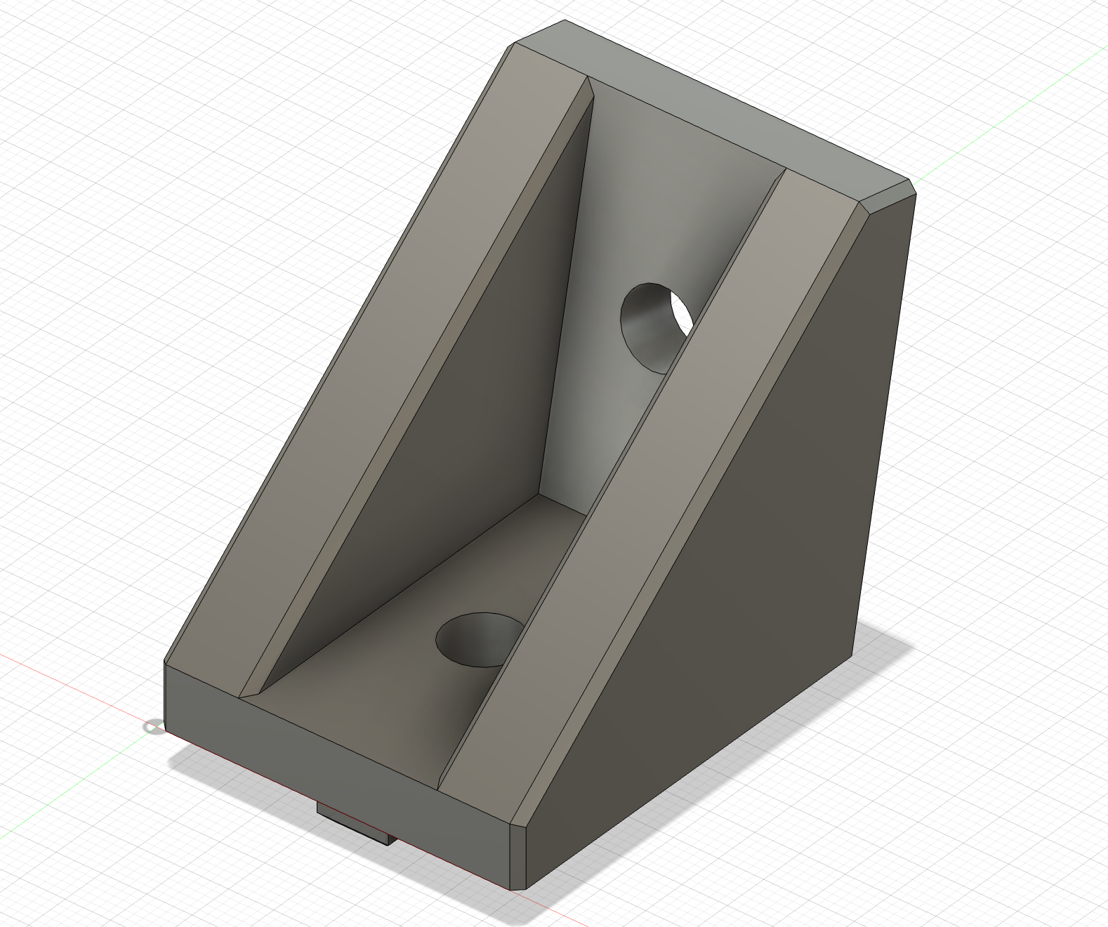 15° angled 40x40 bracket
