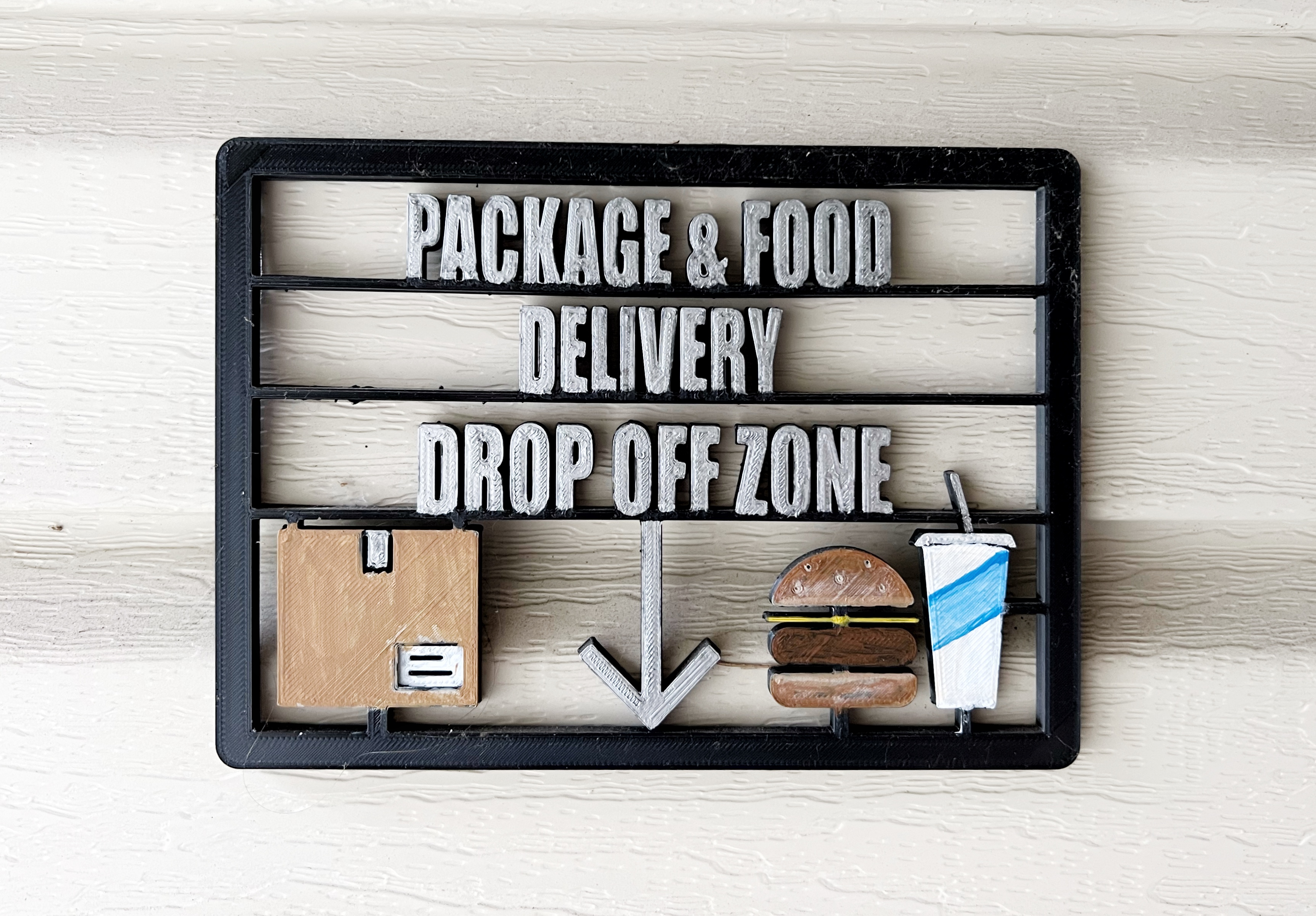 Delivery Drop Off sign