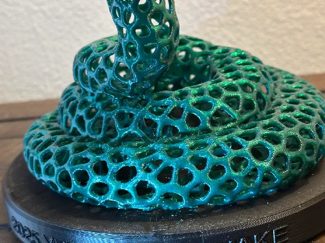 2025 Year of the Snake! Voronoi style.