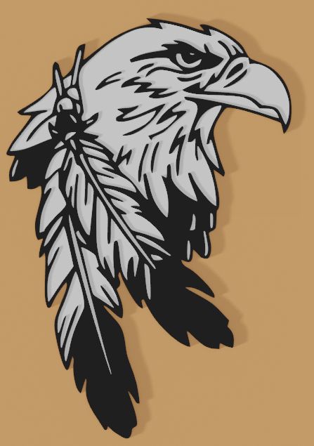 Eagle by Milinje | Download free STL model | Printables.com