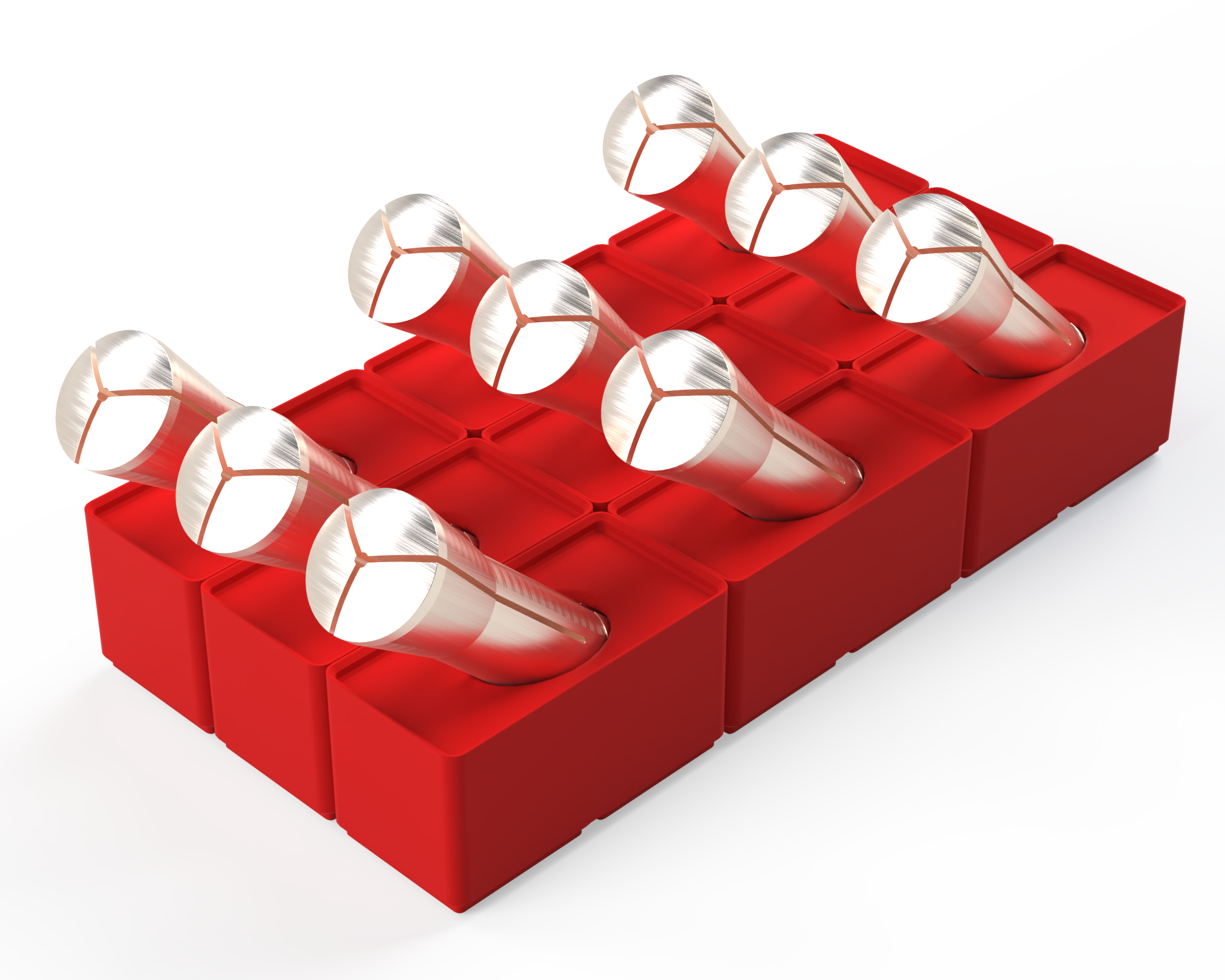 Gridfinity R8 Collet Holder
