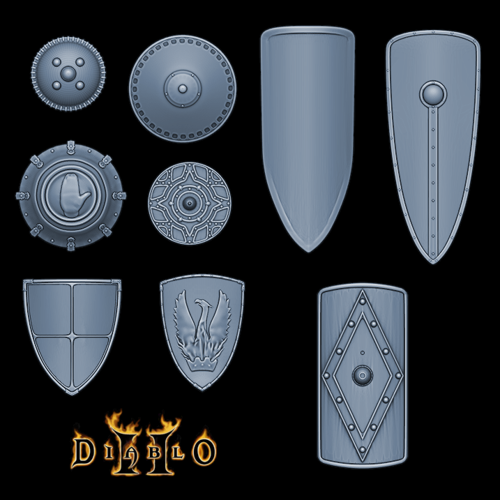 Diablo II - Shields