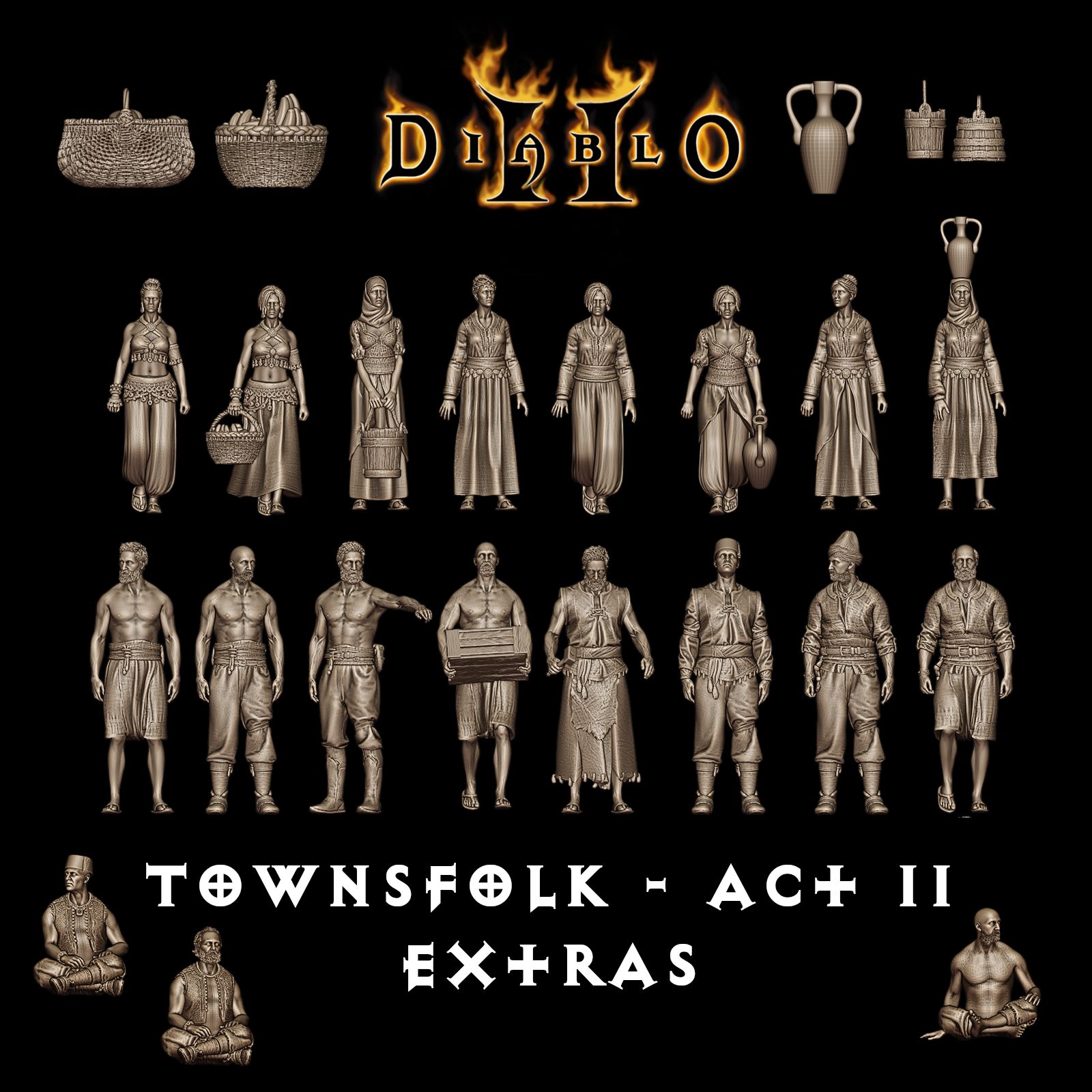 Diablo II - Act II NPCs - Extras