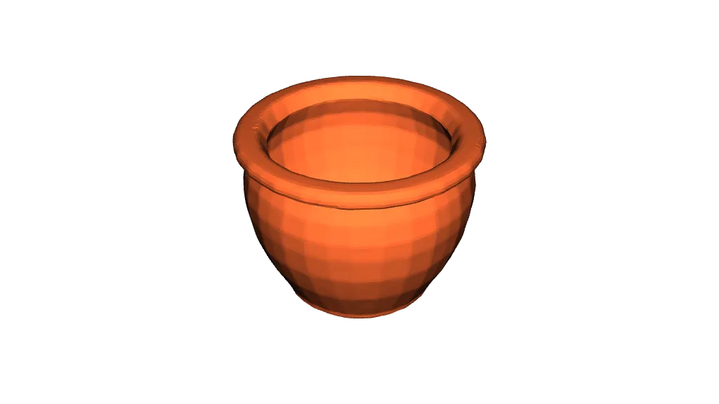 Round flat bottom pot by Minifigureworld | Download free STL model ...