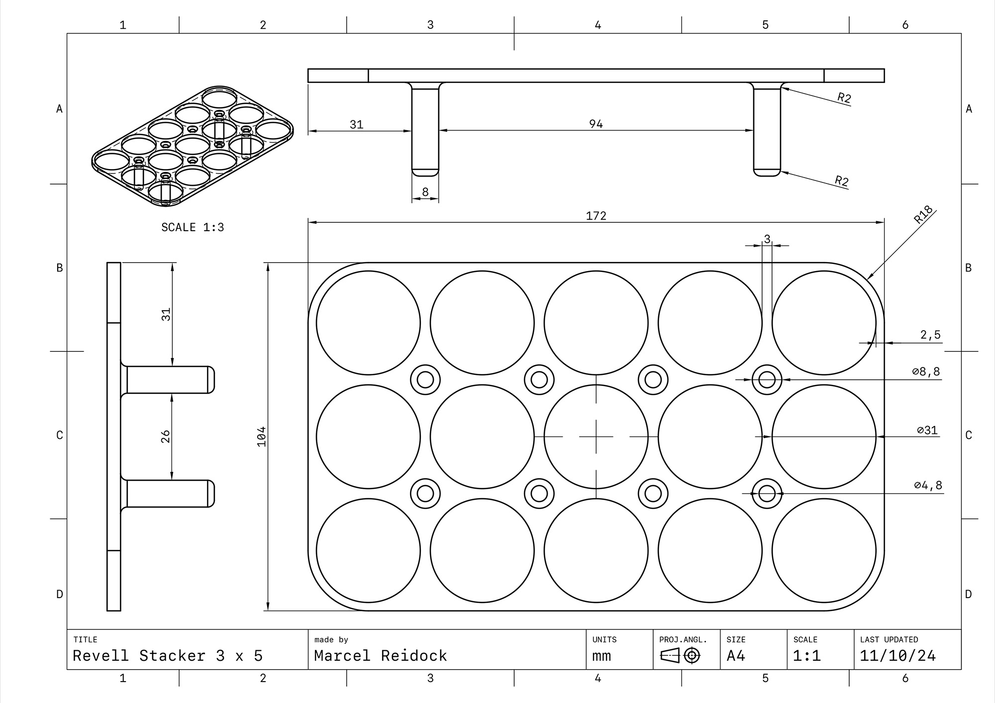 Revell Email Paint Stacker & Organizer — thumbnail 5