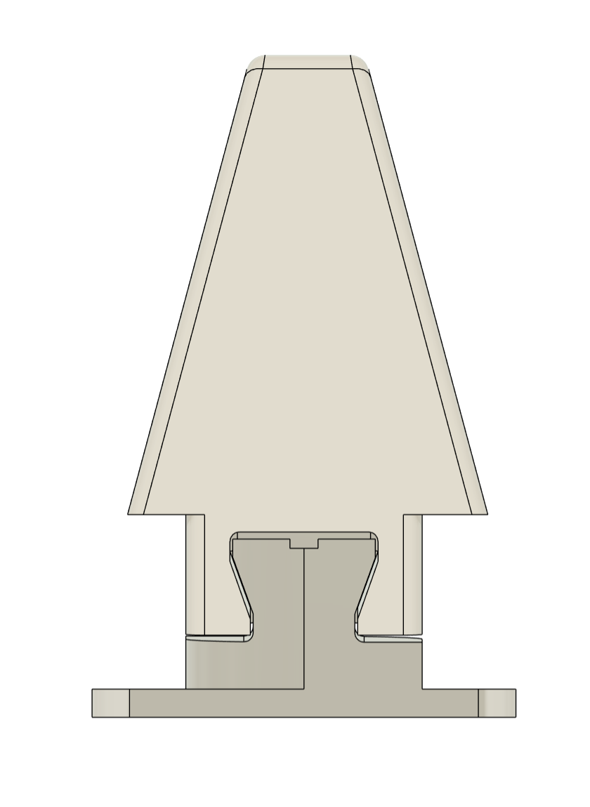 Miniatura 4 do modelo 3D acoustic panel hook